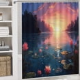 thumbnail image 5 of Butterfly Shower Curtain Sets with Rugs 4 Piece Rustic, 5 of 8
