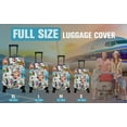 thumbnail image 4 of Luggage Cover Protector Travel Suitcase Covers Protective Skin for Carry On Baggage Fit 29-32 Inch Luggage, 4 of 5