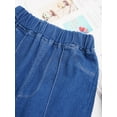 thumbnail image 5 of CHICTRY Kids Girls Casual Denim Pants Flared Jeans Juniors Ripped Ruffled Bell Bottoms Long Pants Type A 130/3XL, 5 of 7