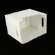 thumbnail image 4 of Organizador de armario blanco para armarios, cajas y contenedores para ahorrar espacio de manera eficiente Cubo de almacenamiento plegable, 4 of 8