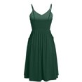 thumbnail image 5 of Sngxgn Womens Casual Long Dress Short/Long Sleeve Summer Loose Maxi Dresses(Green,XXL), 5 of 7