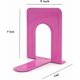 thumbnail image 2 of Book Ends - Decorative Metal Book Ends Heavy Duty Bookends (2 Piecespink), 2 of 5