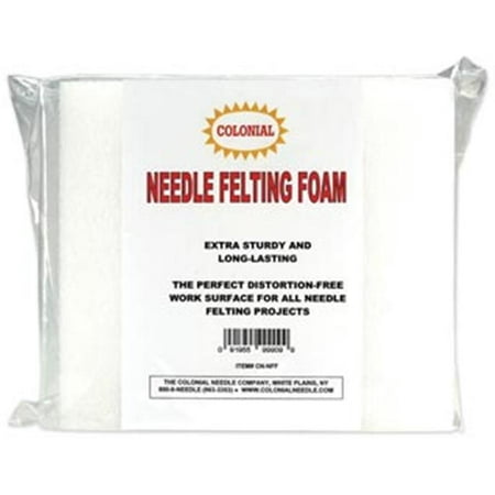 Colonial Needle 73983 Needle Felting Foam-9 in. x 8 in. x 2 in