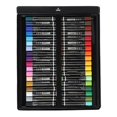 thumbnail image 3 of DelGreen 12/24/36 Colors Oil Round Pastel Set Assorted Artists Stick School Kit (36 Colors), 3 of 5
