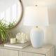 thumbnail image 3 of Lamp Nourison Coastal Blue Ceramic, pantalla blanca de 23 pulgadas, juego de 2, 3 of 7