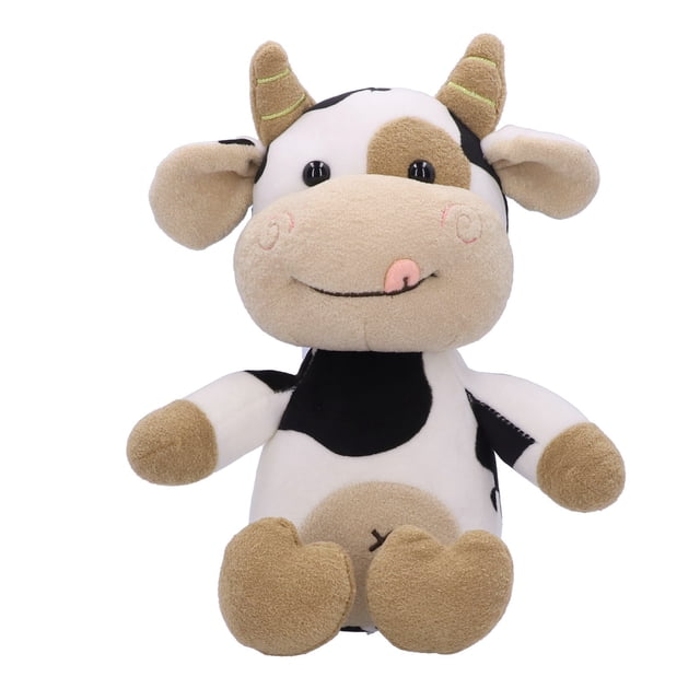 Juguete de peluche de vaca, juguete de peluche de vaca, juguete de peluche de becerro, juguete de muñeca de vaca, estándares líderes en la industria