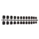 thumbnail image 4 of Uñas Postizas Acrílicas Qarigey 24 Piezas Negro Mate 10Conjunto, 4 of 6