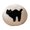 Black, variant on Black Cute Horror Style Plush Pillow Cushion Set For Sofa Decoration Soft Comfortable Fall And Halloween