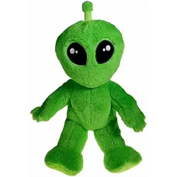 Allen The Alien 16" with Purple Witch Hat – Spooky Cute Plush Toy for Halloween, Make your own toy – Perfect for Halloween Decor, Trick-or-Treat Gifts, & Festive Fun
