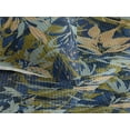 thumbnail image 3 of Ambesonne Leafy Design Quilted Bedspread Set 3 Pcs, Wild Dreamy Leaves, Twin, Salmon Pale Teal Fawn, 3 of 4