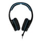 Casques de Jeu Noirs et Bleus avec Microphone Stéréo Filaire Écouteurs Antibruit pour Ordinateur PC Gamer pour SADES SA708 – image 5 sur 10
