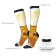 thumbnail image 4 of Gaeub Chaussettes Western Cowboy Ranch Design Imprimé Extensibles Hautes pour Hommes Femmes Adolescents, Chaussettes de Softball Soccer pour Randonnée, Sport, 4 of 6