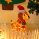 thumbnail image 5 of Fiudx Luces Navideñas de Perro Salchicha, Estructura de Hierro y Plástico, Decoración para Interiores y Exteriores, Decoración para Eventos Festivos y de Temporada, Fácil Montaje, Tamaño 20 X 22 X 42, 5 of 6