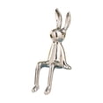 thumbnail image 4 of Estatua de Conejo BLESIY Cerámica 21,5 cm Estatuilla Escultura, 4 of 8