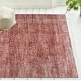 thumbnail image 4 of ReaLife Rugs Machine Washable Printed Cade Vintage Distressed Border Clay Eco-friendly Recycled Fiber Area Runner Rug (3' x 5'), 4 of 10