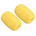 thumbnail image 1 of Uxcell 4.33" x 2.76" Rope Float Buoy, 2 Pcs 270g Water Floats Rope Float Buoy, Yellow, 1 of 5