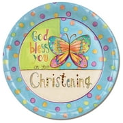 Plate-Baptism-Christening (10.5")-1 Package Containing 8 Plates