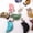 06#6pcs Crescent Moon Stone P..., variant on 6pcs Random Color Natural Stone Pendants DIY Necklace Jewelry Making Accessories-03#6pcs Natural Stone Star pen...