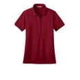 thumbnail image 5 of Port Authority L555 Women's Stretch Pique Polo Polo Shirt, 5 of 6