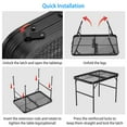 thumbnail image 4 of Imountek Folding Camping Table, Portable Grill Table with Adjustable Height for Outdoor, 35x23x26in, 4 of 13