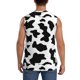 thumbnail image 4 of Balery Milk Cow Camisetas sin mangas para hombre, absorbe la humedad y protege contra el mal olor.-Medium, 4 of 7