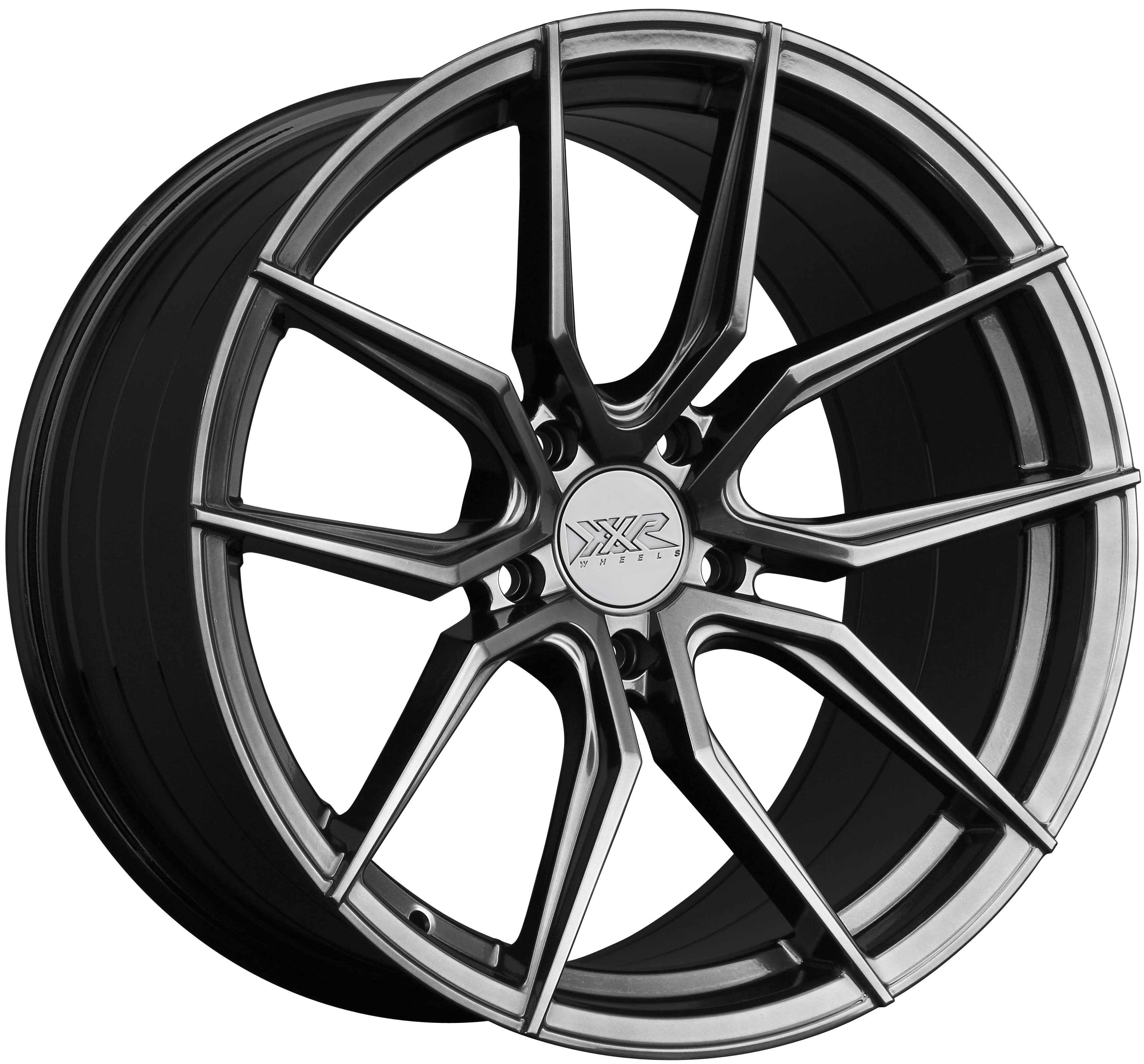 1 X XXR 582 19X10 5-120 73.1 Hub +40 Offset Black Wheel Rim
