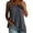 #0118-Gray, variant on Pounoo Tank Tops for Women Round Neck Sleeveless Diagonal Ruffle Uneven Hem Tank Plain Crinkle Fabric Sleeveless Tops for Women Flowy Loose Fit Beach Vacation Soft Cute Summer Tops