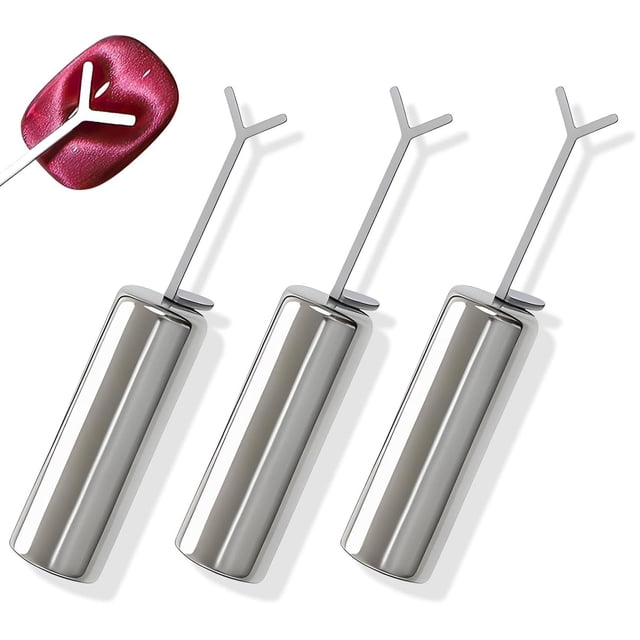 Juego de esmaltes de uñas en gel Magnet for Cat Eye en forma de corazón (3 piezas)