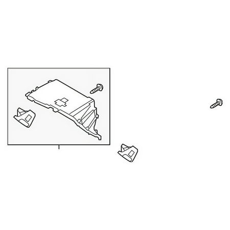 Genuine OE Kia Glove Box Frame - 84765-H9000WK