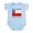 Sky Blue, variant on CafePress - Half Chilean Body Suit - Baby Light Bodysuit, Size Newborn - 24 Months