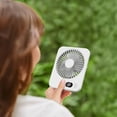 thumbnail image 3 of Kieccall Desktop Mini Fan Digital Display Ultra Quiet Foldable Portable Handheld Fan For Office Summer, 3 of 7