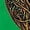 Green, variant on Celtic Moon Bear T-shirt Mystical Forest Animal Wildlife Nature Spiritual Celestial Lunar Viking Valhala Men's Tee