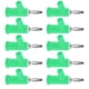 thumbnail image 3 of Plátano 10pcs enchufe plátano apilable 4 mm/0.2 pulgadas de latón sin soldador conector de plátano apilable para accesorios de seguridad para accesorios de segurida, 3 of 7