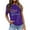 Purple, variant on Stylish Women's T-Shirts Loose Crew Neck Fashion Print Top for Casual Wear and Style