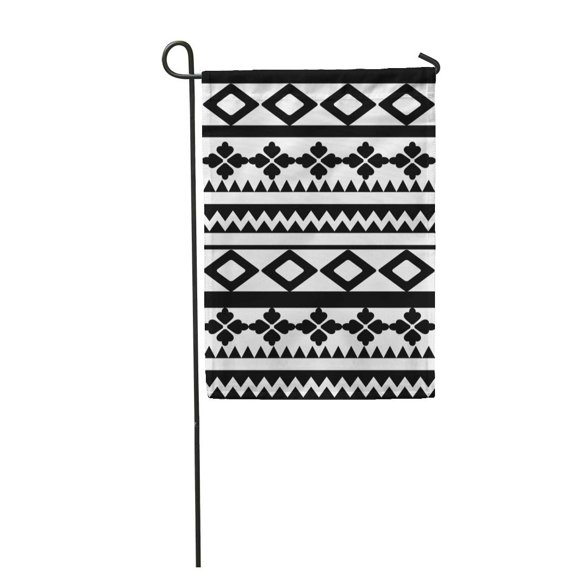 SIDONKU Aboriginal Tattoo Maori Polynesian Bracelette Arm Black Garden Flag Decorative Flag House Banner 28x40 inch