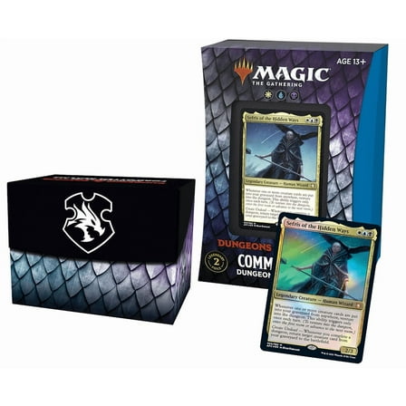 Magic: The Gathering Adventures in The Forgotten Realms Commander Deck – Dungeons of Death (White-Blue-Black)