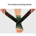 thumbnail image 4 of lionlar Manchon de Compression pour Hommes et Femmes, Support de Cheville, Noir Vert m m, 4 of 9
