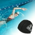 thumbnail image 2 of Unique Bargains 1 Pc Breathable Flame Pattern Swim Cap Gray Black, 2 of 6