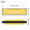 thumbnail image 3 of Beginners IRIN 10-Hole Harmonica Key of C 20-Tone Musical Gift with Storage Case for Beginner Student, 3 of 7