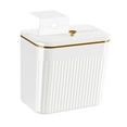 thumbnail image 4 of Cubo de basura de pared, cubo de basura rectangular de gran capacidad para colgar. S con tapa, 4 of 9