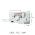 thumbnail image 7 of SafetyCraft Horizontal Wall-Mounted Baby Changing Station, Light Gray (100-EH-SC), 7 of 7