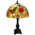 thumbnail image 3 of Tiffany Style Butterflies Table Lamp - 19" Tall, 3 of 4