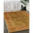 thumbnail image 2 of Ahgly Company Indoor Rectangle Mid-Century Modern Mahogany Brown Oriental Area Rugs, 2' x 4', 2 of 6