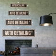 thumbnail image 2 of AUTO DETAILING Vintage Aluminum Street Sign car dealership workshop detailing rustic metal tin | Indoor/Outdoor |  24" Wide, 2 of 4