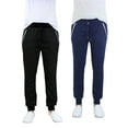 thumbnail image 4 of Men's Jogger Sweatpants With Zipper Pockets (2-Pack), 4 of 12