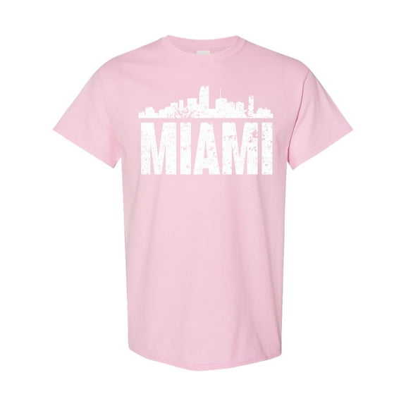 Inktastic Miami Skyline Grunge T-Shirt