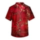 thumbnail image 3 of Plus Size Halloween Printed Scrub Working Uniform Tops For Men's Cross V-Neck Short Sleeve Fun T-Shirts Workwear Tee With Pockets, 3 of 3