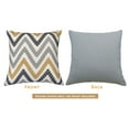 thumbnail image 2 of Aiking Set of 2 Printed 18 x 18 inch Decorative Throw Pillow Covers, Chevron, 2 of 5