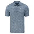thumbnail image 2 of Men's Cutter & Buck Navy Chicago Cubs Big & Tall Pike Eco Flora Print Recycled Polo, 2 of 3