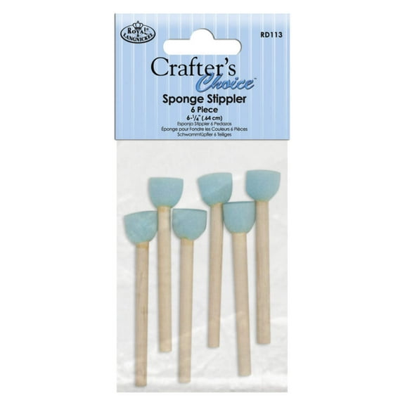 RD113 | Crafter's Choice™ 6pc 6.25" Sponge Stippler Set